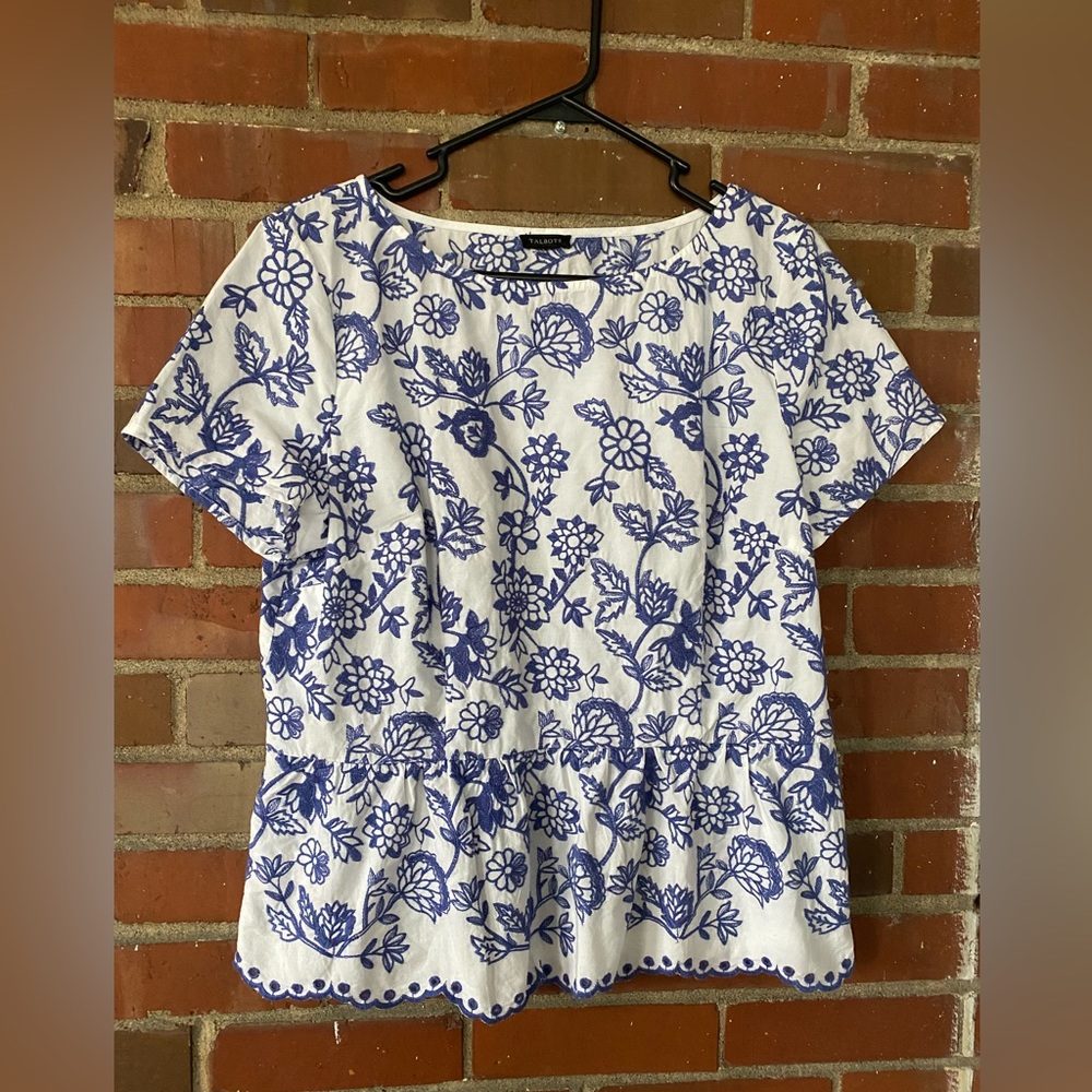 Talbots Embroidered Top